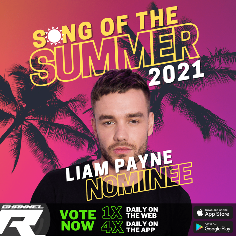channelrradio's tweet photo. 🎵☀️#LiamPayne's 'Weekend' is a nominee for the #ChannelRSongOfTheSummer. Will it WIN? It's all in YOUR hands! VOTE NOW, then join us all Labor Day Weekend as we count down Summer's 20 Biggest Hits!

Vote on our website &amp; Radio App here: https://t.co/DgtT7FO8sh