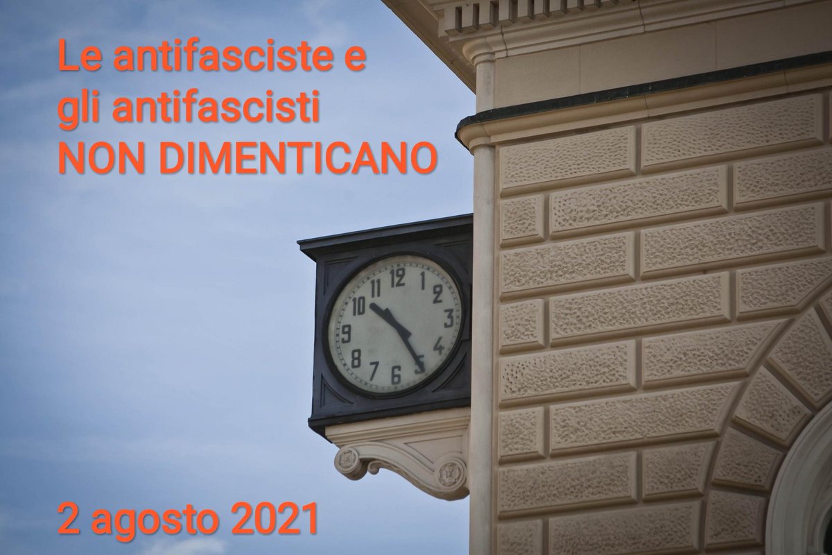 Il 2 agosto 1980, 41 anni fa, la strage fascista di #Bologna
85 morti e 200 feriti 

#laMemorianonmuore