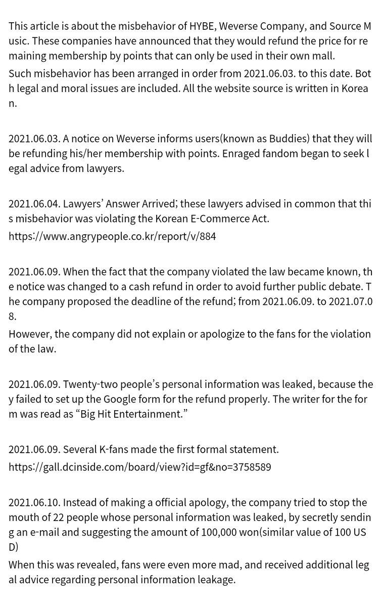 yuna_inside_'s tweet photo. About the misbehavior of HYBE, Weverse Company, and Source Music
🔗 https://t.co/wyP8wlYbMB https://t.co/ToKnR4NlZ1