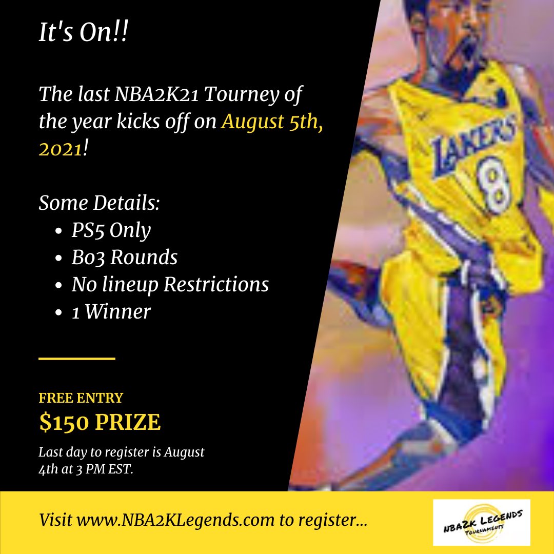 It’s on!! 🔥 Last tourney of the year!🏆🏆🏆🏆🏆🏆🏆🏆
<a href="/tydebo24/">Ty</a> <a href="/Jinsanity/">Jin</a> <a href="/DBGyt_/">Mick</a> @imjustisaac_ <a href="/Fatboz_/">FATBOZ</a> <a href="/BWarrington24/">Blake Warrington</a> <a href="/JLB_2K/">JLB</a> <a href="/Imvardo/">Imvardo</a> <a href="/DaniiRiiflee/">DaniiRiiflee</a> <a href="/LWLegacy/">Legacy</a> <a href="/larybread34/">larybread34</a> <a href="/SimplyManos/">Manos 🐍</a> <a href="/_nacho_13/">El pepo</a> <a href="/isodylll/">iso dyl</a> <a href="/Sarez365/">Sarez365</a> <a href="/thereal_Darren/">Darren</a> @xHymz_ <a href="/BankupJ/">Bankup💰</a>

#NBA2K21 #NBA2K21MyTeam