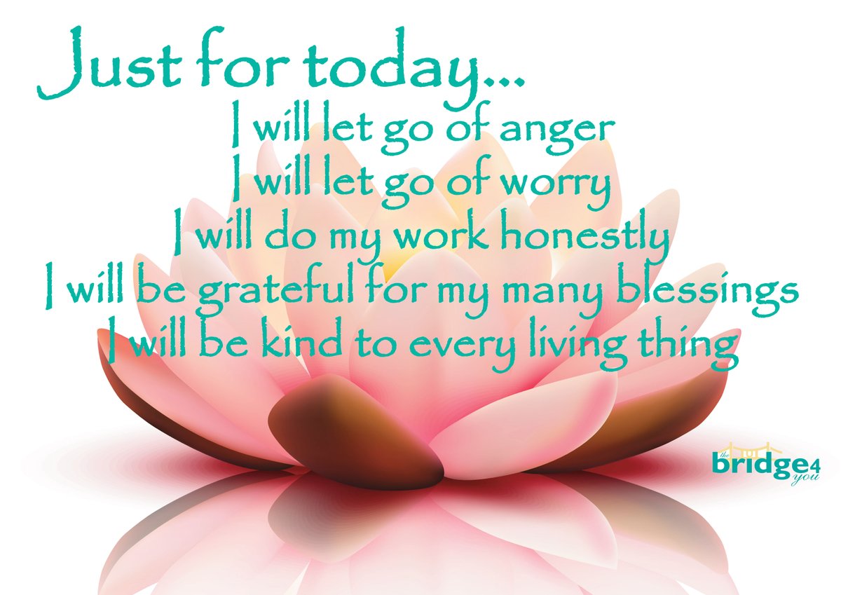 Just for today...