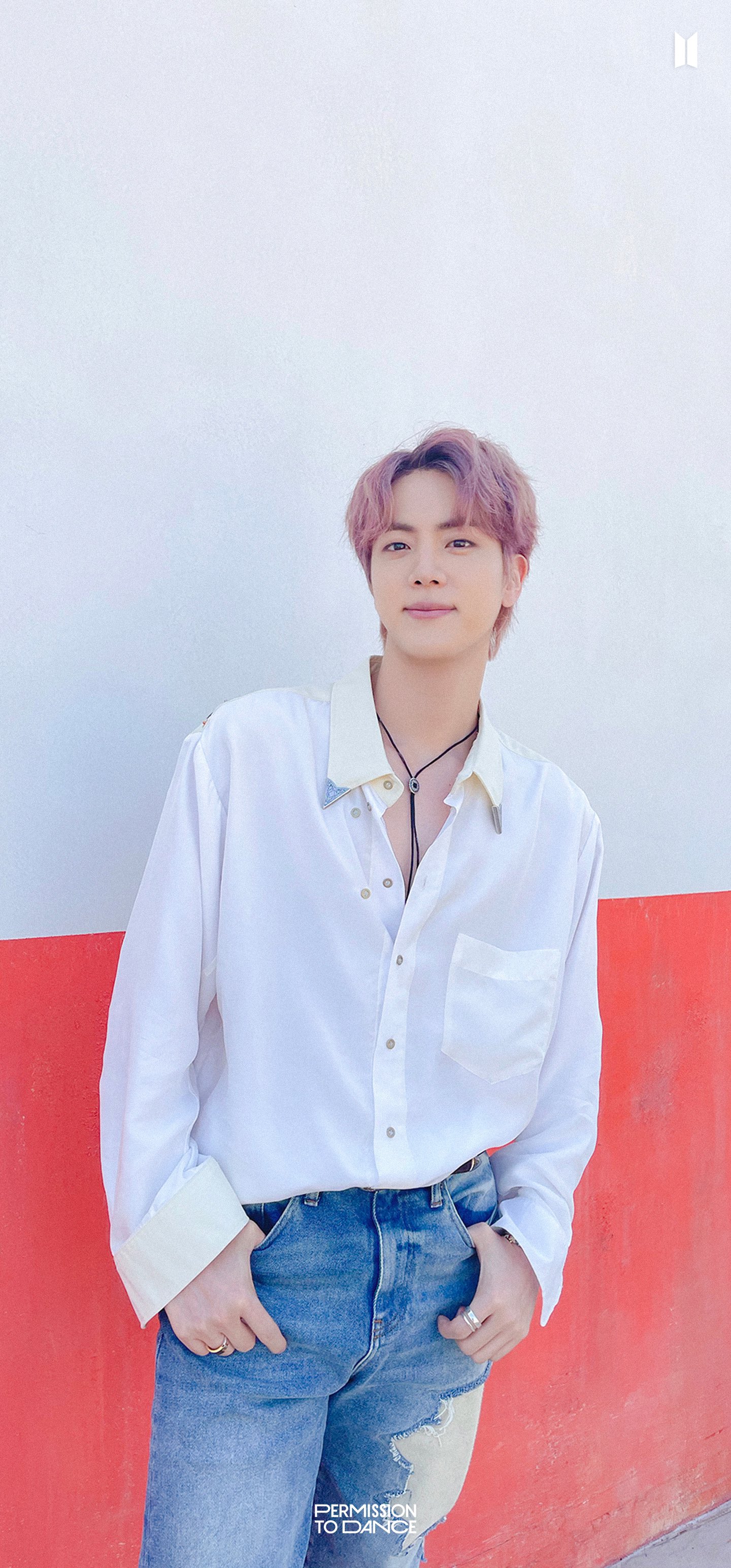 jin files on X: jin in white tucked in shirts >   / X