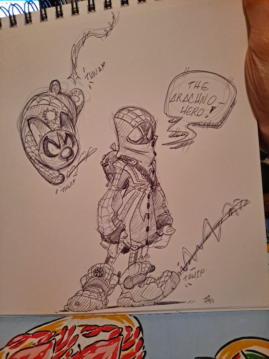 the_varvs's tweet photo. Spider-main and Sporgi-mutt!
Happy Spider-Man day!
#spiderman #spidermain #sporgimutt #peterlum #corgi #marvel #2021 #nikeballpump #nikeessentialballpump #sneakers #thwip #stanlee #doodles #thevarvs #ghosttoast #varvir #rivrav https://t.co/A064nP1eV3