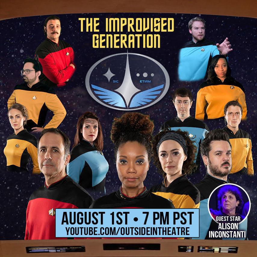 We’re live NOW at <a href="/outsideinthtr/">Outside In Theatre</a>!

youtu.be/W_WC1xXusJ4

#digitaltheater #improv #trekkie
