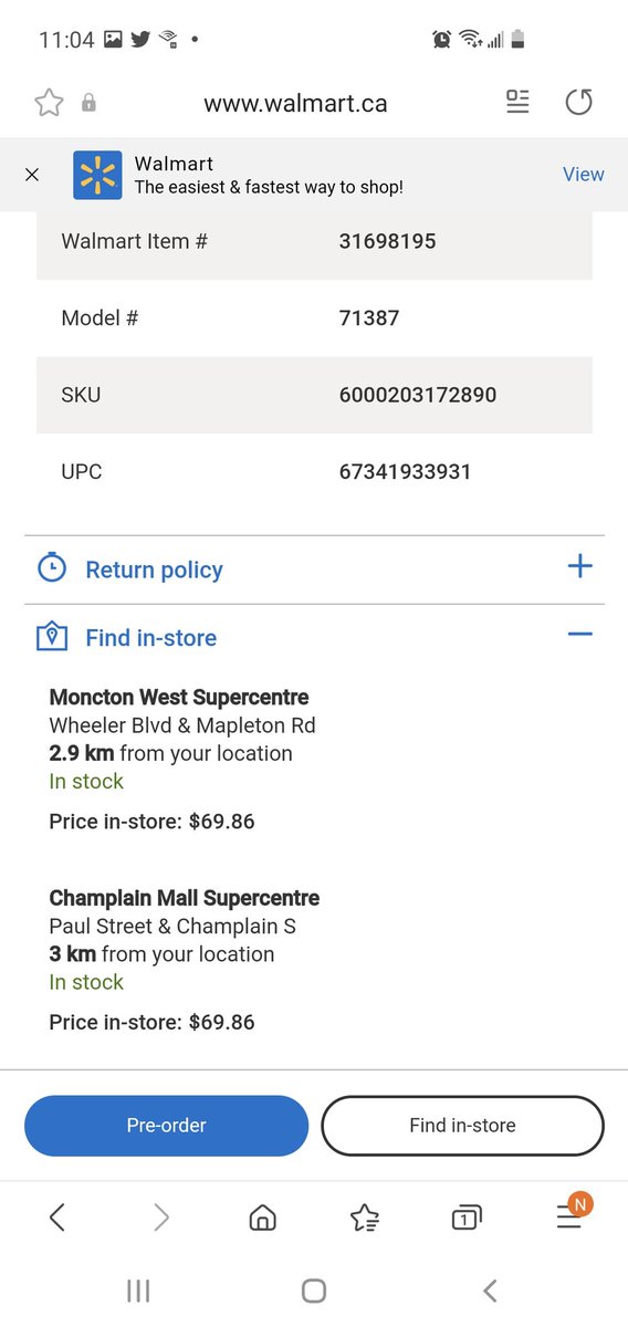 janelwilligar's tweet photo. Hey @WalmartCanada very frustrating and disappointing night.  Went to both stores trying to buy the new Luigi toy, but neither store would sell them.  We were told they were out back and they couldn't get them! #stockyourshelves #disappointedchild https://t.co/mhkKilA7d4