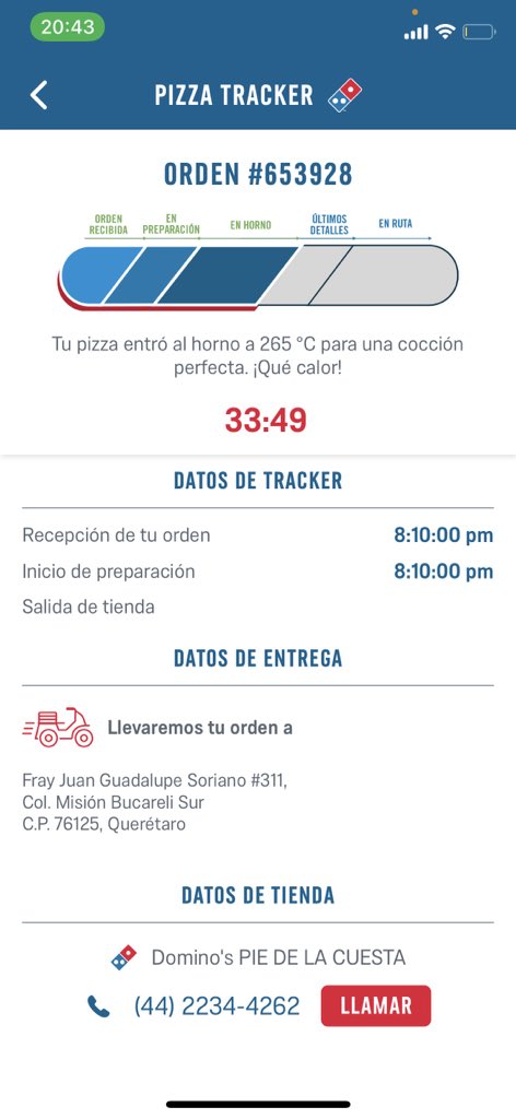 vxngunner's tweet photo. @dominosmx hice mi pedido pero nunca llego a mi domicilio, el pizza tracker indicó que la orden fue entregada 653928 https://t.co/jj0TwTY2ei