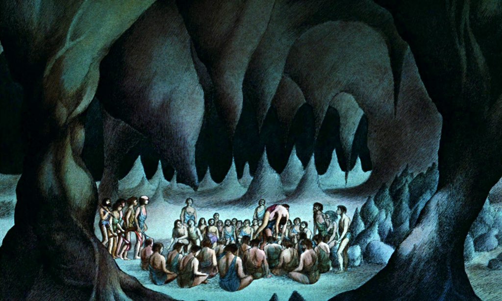 retroscifiart's tweet photo. Fantastic Planet / La planète sauvage (1973) https://t.co/U9pkOEuiK3