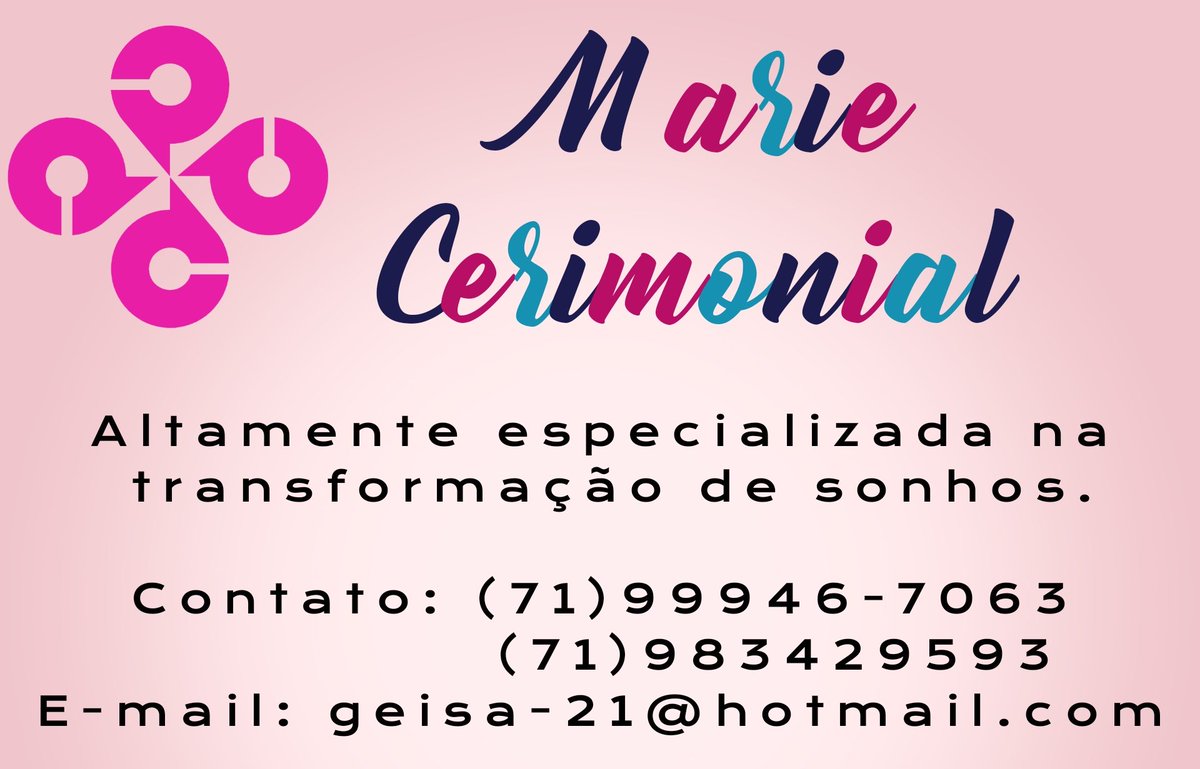 geisa_34's tweet photo. Cerimonialista https://t.co/aHC4RN0F0p