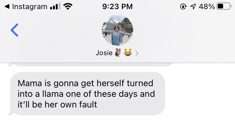 kmg9813's tweet photo. this is a real text my sister just sent me https://t.co/uH7f52JPEA