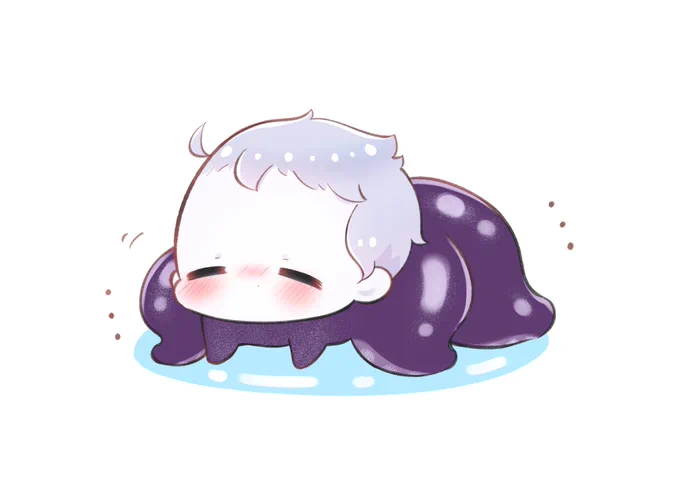 生まれたてて立っちしようとする🐙ちゃん
#ツイステファンアート https://t.co/eUi5kf6u4h 