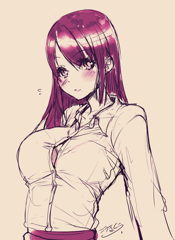 おは…こんにちわー!
Yシャツ開いてるの意外と本人気が付いてないよ 