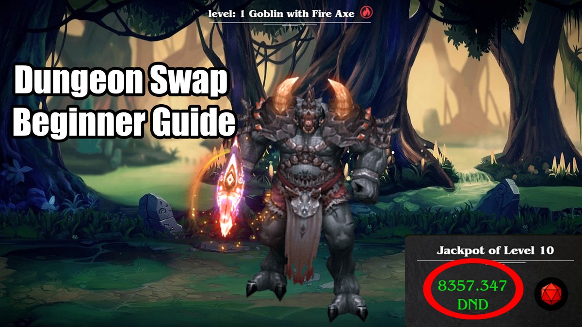 YoungmindHS's tweet photo. Released my video covering the basics to #DungeonSwap about how to start in the game and earn yourself some sweet DND Token. Hope you guys enjoy it!

https://t.co/l27Ao4MEgi https://t.co/uXCEjdmoJu