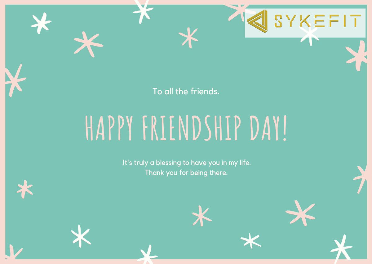 creocopia's tweet photo. On the occasion of friendship day Sykefit wishes you happy friendship day..
#happyfriendshipday2021 #FriendshipDay2021 #HappyFriendshipDay #localforvocal
#smallbusiness #shoponline 
#sykefit https://t.co/RLDe8zEijY