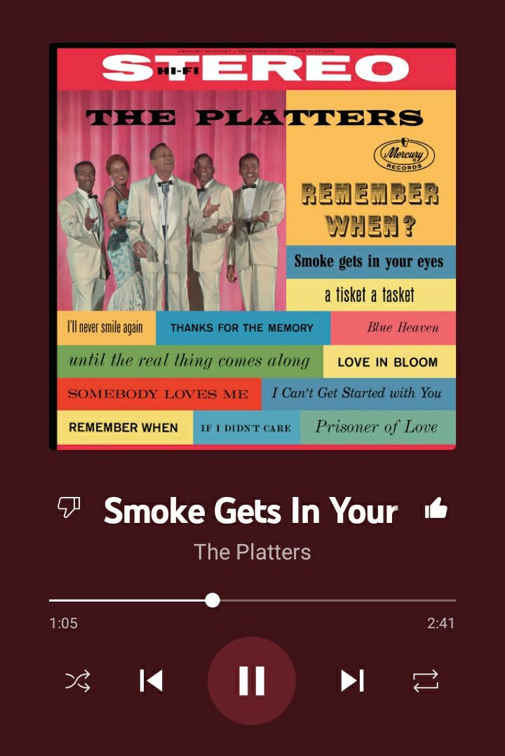 floofpaldi's tweet image. No cheating! You’re starring in a movie with the last person saved in your camera roll and the last song you listened to is the title.

See Peter Capaldi in Smoke Gets In Your Eyes (2023).