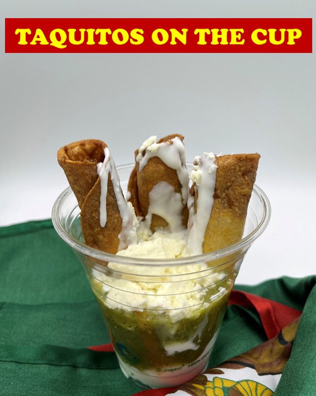 _cafeverde's tweet image. Intoducing our new Appetizer “Taquitos on the Cup” 3 deep-fried Taquitos ( Pork or Chicken). Salsa of your choice, cream and feta cheese!