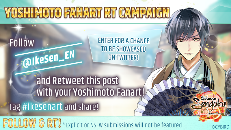 ikesen_en's tweet photo. 💚It's almost Yoshimoto's birthday!💚

Follow us 
@ikesen_en

 &amp;
Tag us at #ikesenart with your amazing 
⭐Yoshimoto fanart⭐
and we will RT your fabulous creations until 8/18 PST! 

✅Animations, hand drawn, digital, cosplay- all are ok! 

#ikesenart
#ikemensengoku https://t.co/2R0n5FomZK