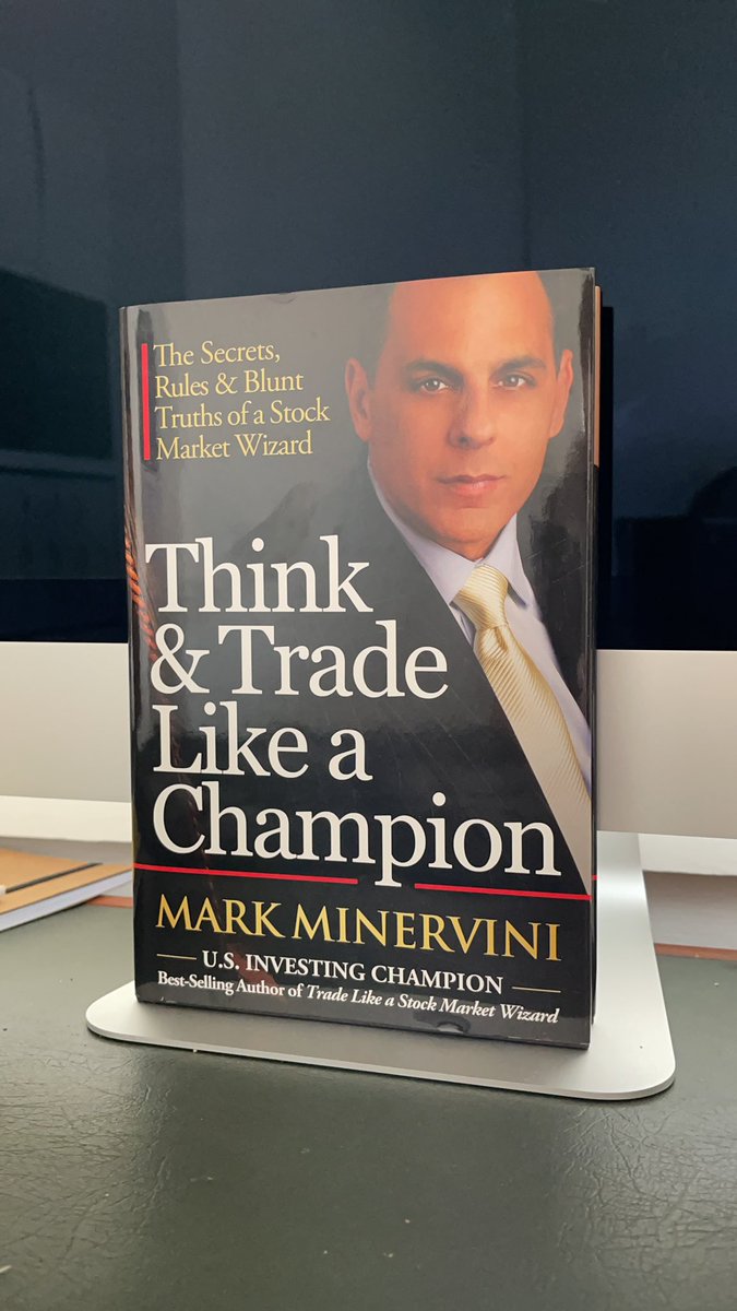 Just got this delivered. 🎯Really looking forward to this read, Heard a lot of positive feedback about it on Twitter📚🗽 #thinkandtradelikeachampion @markminervini #stocks #daytrading #swingtrading #oneofthegreats #sharemarket #StockMarket #trading #marketeizard 🧙🏼