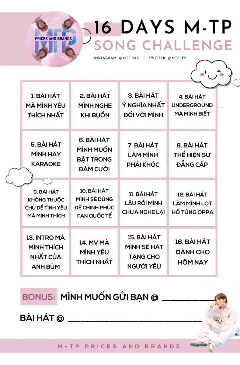 mtpmusic7's tweet photo. Day 2: Remember Me

16 DAYS M-TP SONG CHALLENGE 

V-POP PRINCE #SonTungMTP 

REQUEST @sontungmtp777 @MTV #FridayLivestream https://t.co/pEc5jHwTKy