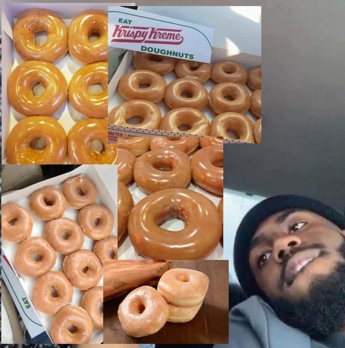 Te amo donas glasseadas de Krispy Kreme