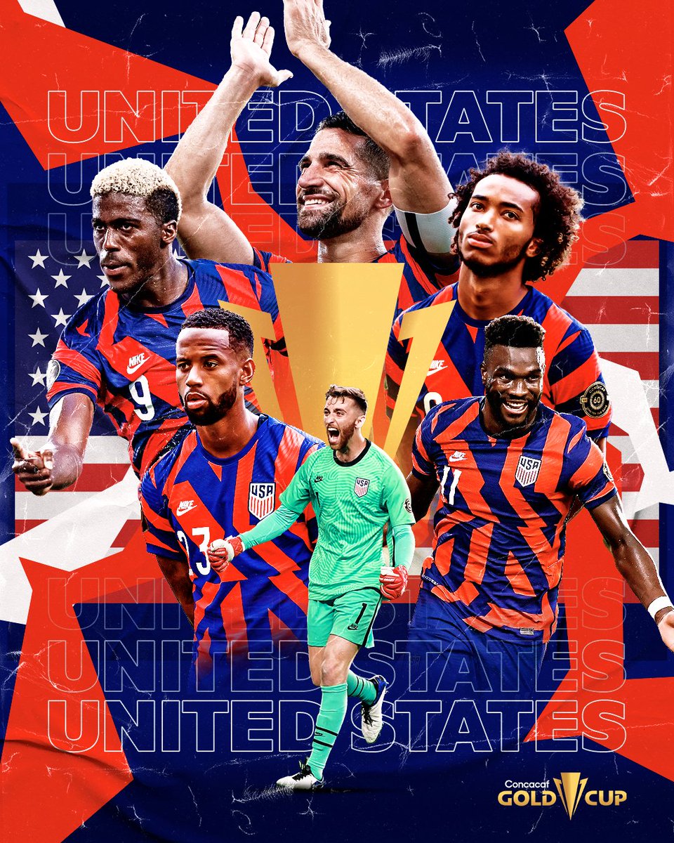 🇺🇸🏆🏆🏆🏆🏆🏆🏆 The seven time #GoldCup21 champions! #USMNT! 

#ThisIsOurs #OurFinal