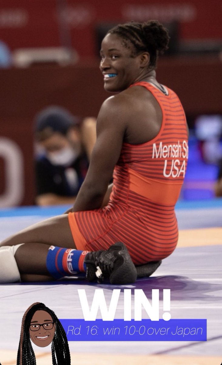DoubleATheKSKid's tweet photo. #2020ne Olympics house of rising ☀️ Tamyra wins by tech-fall (10-0) #FaithnCourage🔥 https://t.co/KLrDGagI4t
