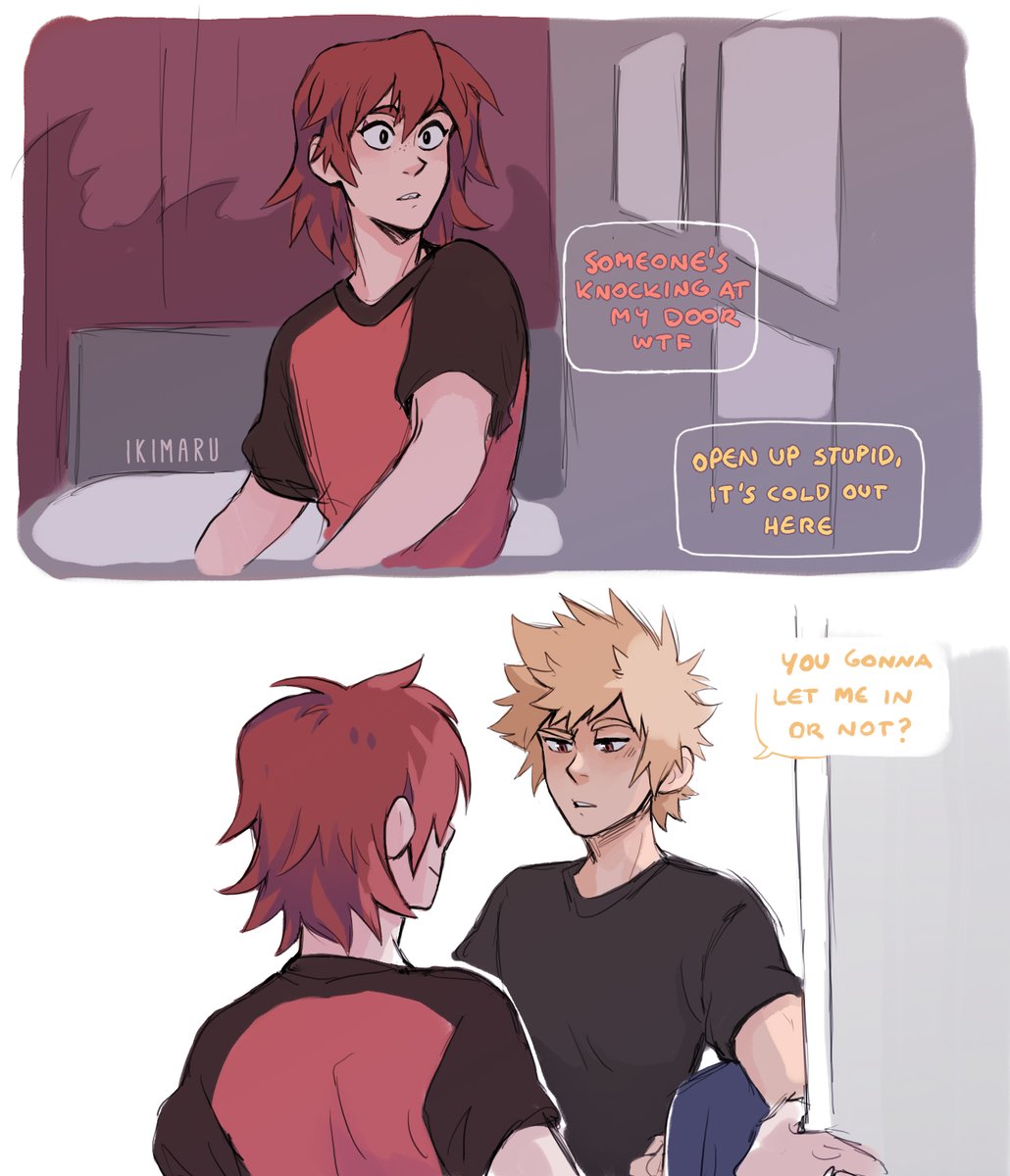 my friend showed me a text meme and it reminded me of Bakugo so I had to draw it lool