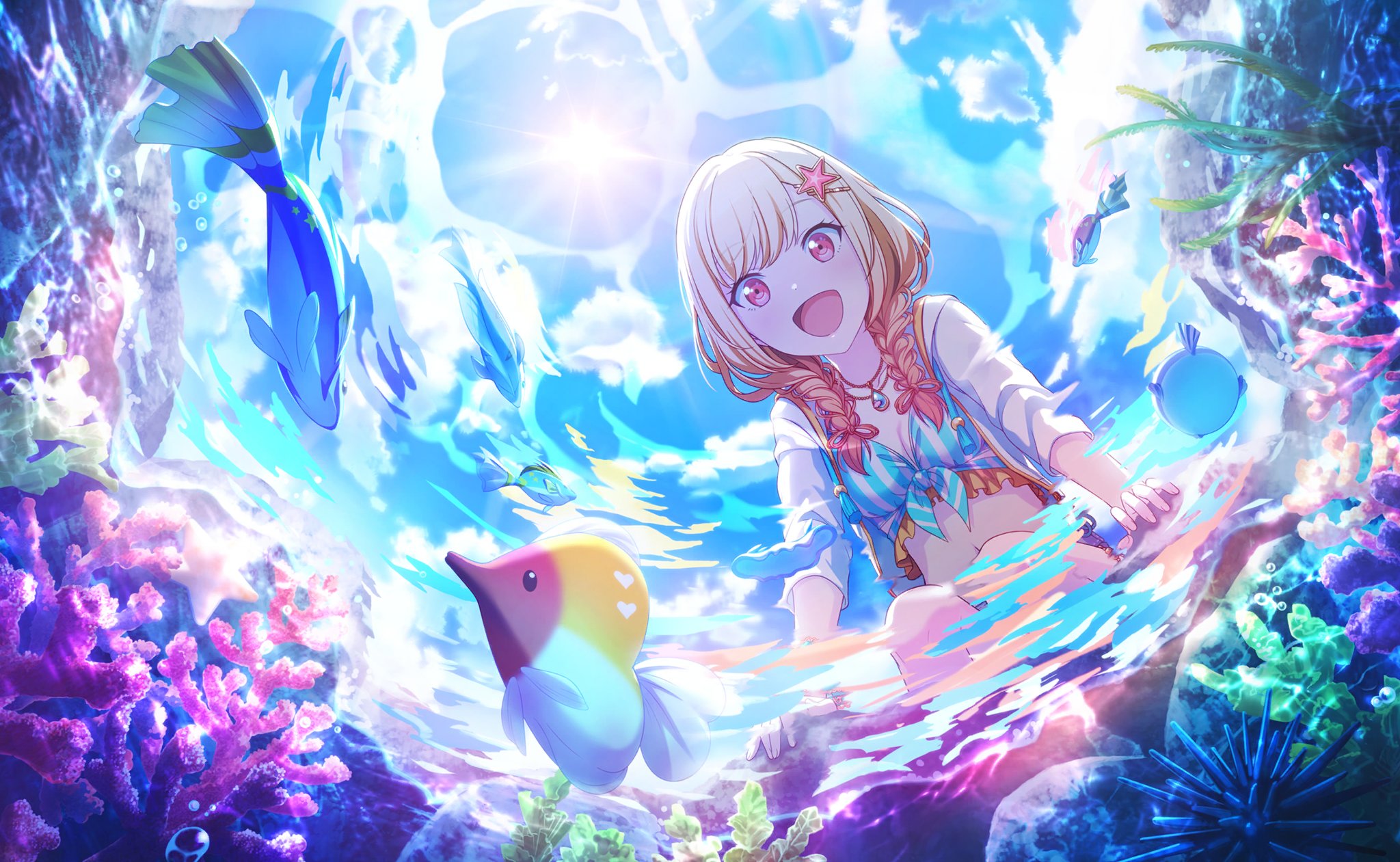 プロセカ 天馬咲希 エピカ 4B 水着 箔押し N プロセカ 天馬咲希 エピカ