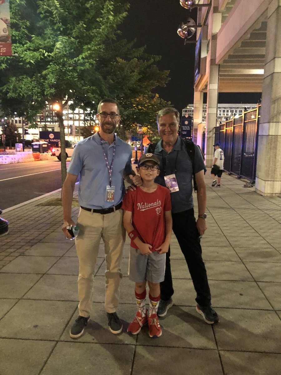 MikeMcD_83's tweet photo. Thank you for making our night Saturday, taking time for a picture with my son, Ethan! We will always support you guys and our Washington Nationals! We’ll “See. You. Later!” At the ballpark! @scorebook_bob  @DaveJageler @Nationals 
GO NATS! ⚾️ https://t.co/qurGD3EzI1