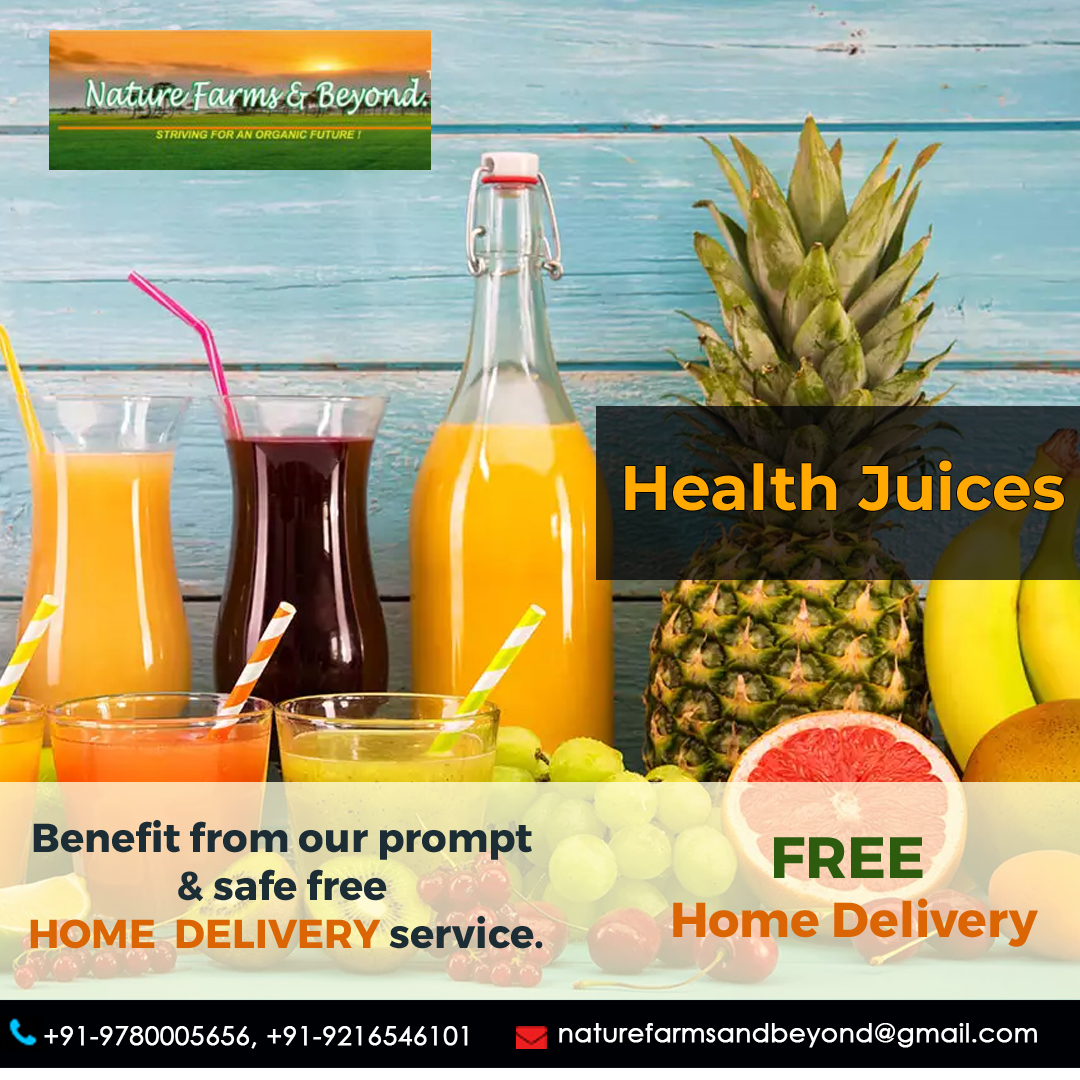 Your favourite Health Juices are now available

We are one of the best organic store in chandigarh

Home delivery services available in Chandigarh, Mohali, Panchkula, Zirakpur. please WhatsApp your order @ 9216546101

naturefarmsbeyond.com/health-juices/

#naturefarmsandbeyond  #healthjuices