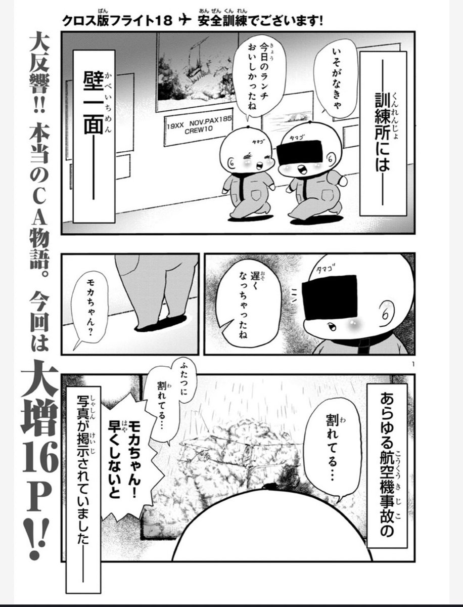 航空機事故について、またCAがどのような訓練、教育を受けるのか。

わたくしの経験を元に描かせていただいた漫画です。

お読みいただけましたら幸いです。
https://t.co/rH8ycUptyv 