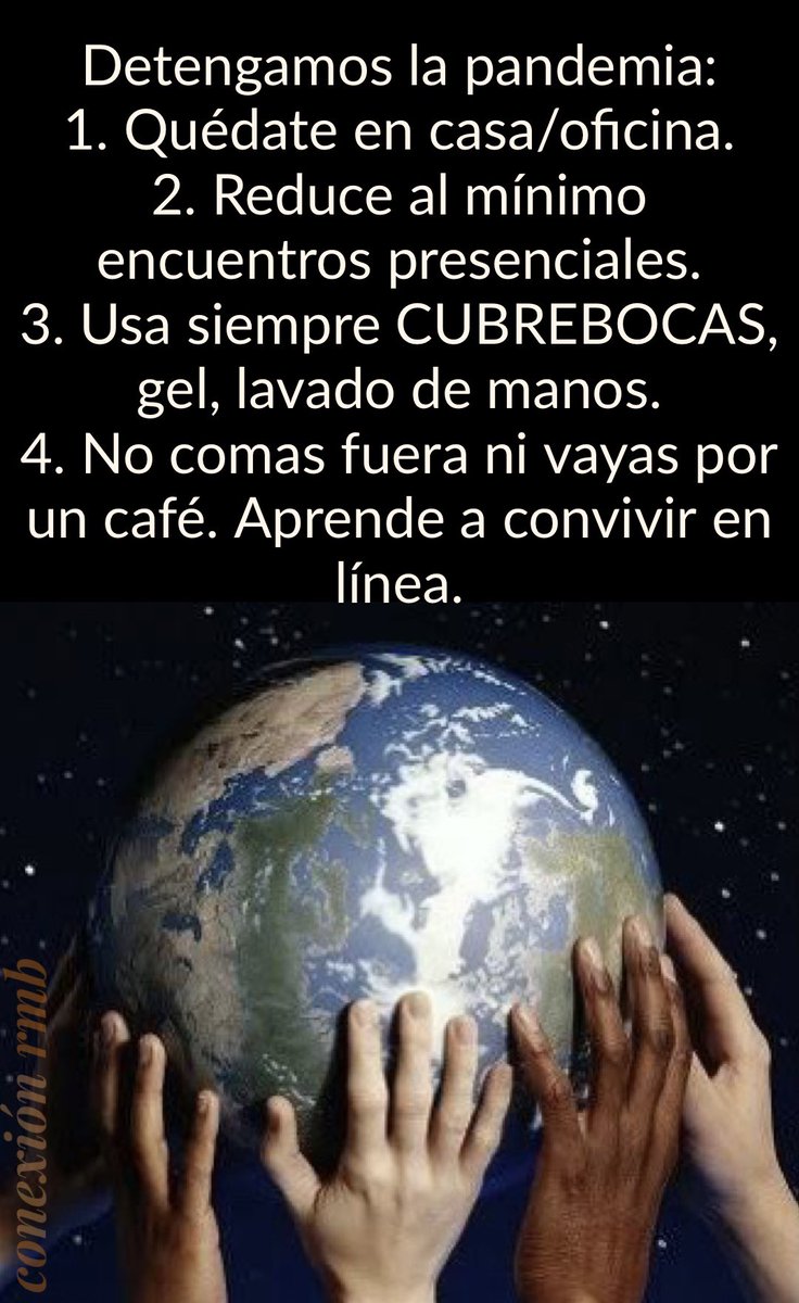 rubenmanuel's tweet photo. Detengamos la COVID-19 https://t.co/WI4NumRnUS https://t.co/P89QGArwhh