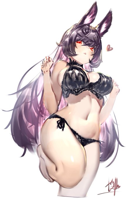 パンツとバニー(ウサギ)を揃えてるのあった(`、3_ヽ)_ 