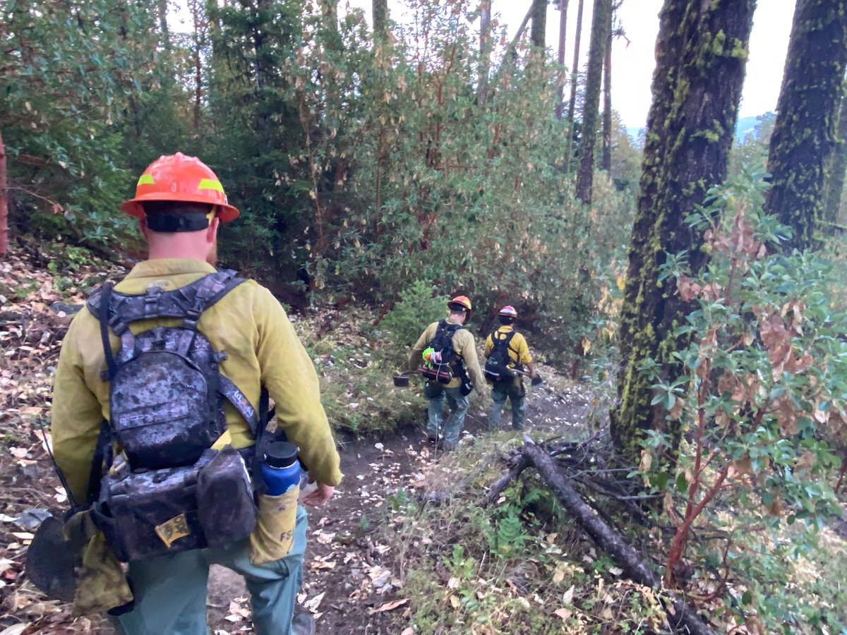 meganwillgoos's tweet photo. ODF Southwest District is responding to multiple fires and smoke investigations after lightning struck across the Rogue Valley earlier today. Here are a few pictures from ODF on the Anderson Butte Fire. We will be live with PIO Natalie Weber at 11 on @KTVL!🔥 #FirstAlertFire https://t.co/kzER2KKMD2