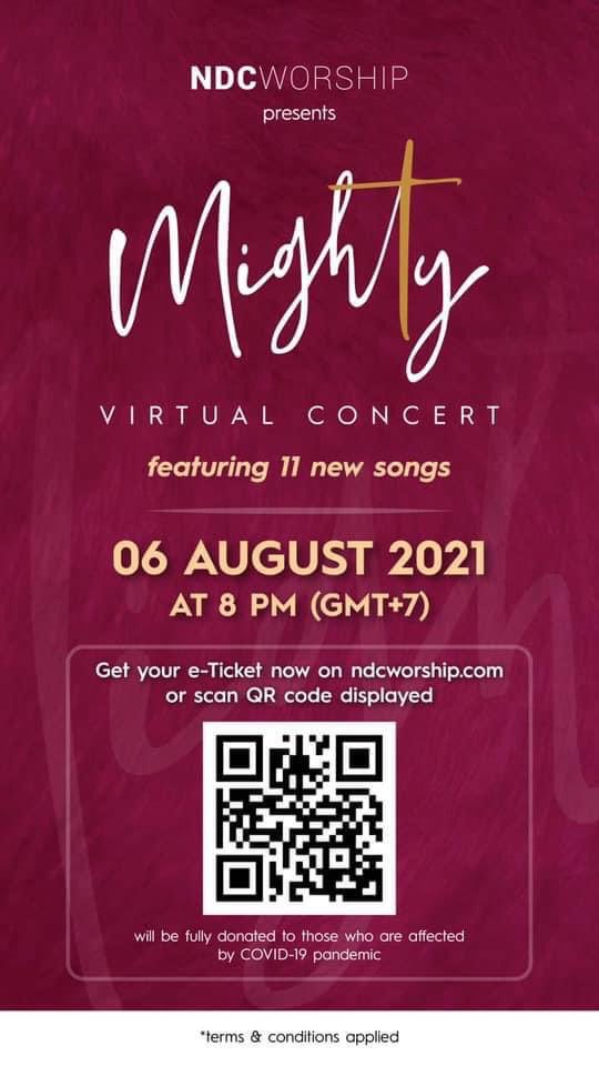 fennypringadi's tweet photo. “Mighty” Virtual Concert. Grab your e-Ticket here: https://t.co/McSlkvEwK4 https://t.co/y0gdOPohAs
