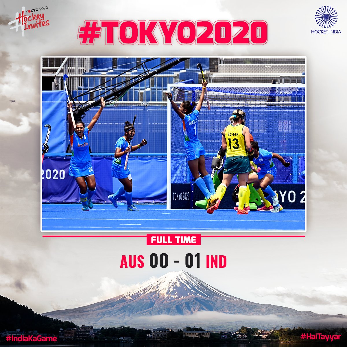 RanjeetkrDass's tweet photo. India striving towards glory!!

Congratulations to the Women's hockey team for making your way into the semis.

All the Best!🤞

#Tokyo2020 #Cheer4India #Olympics https://t.co/8sDT0hssgX