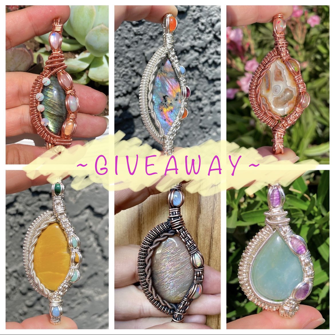 ⭐️Custom Pendant Giveaway⭐️

To celebrate my birthday, I’ll be picking 2 people to win a custom pendant in this style!

To enter:
Follow me
Like &amp; RT
Comment what stone(s) you’d pick

Entries close on my bday 8/15🌸💛✨