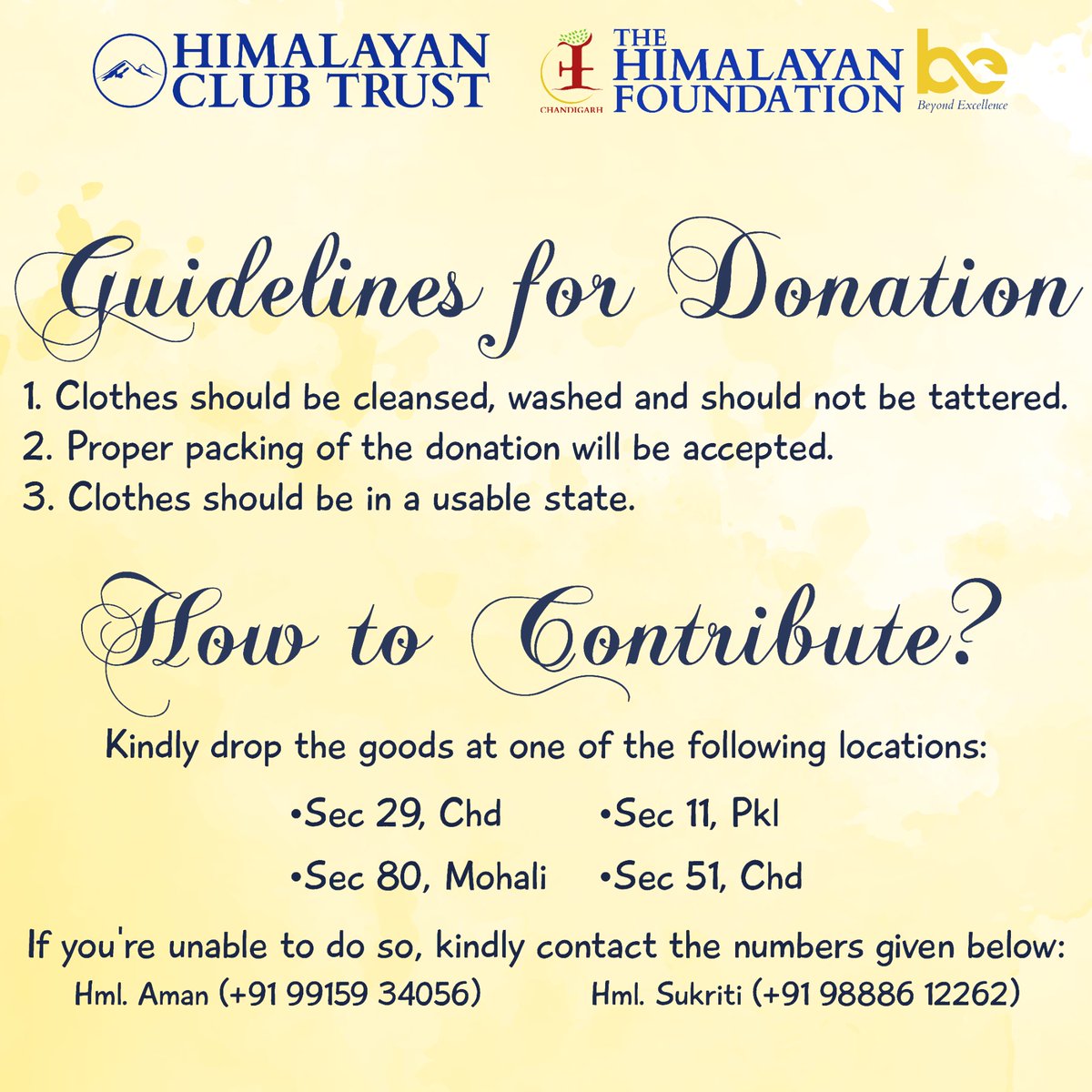 TheHimalayanFo1's tweet photo. The Himalayan Foundation is back with its social service in the form of a Donation Drive. You people can also be a part of this virtuous act by donating food, old clothes and shoes which will ultimately go to the hands of the needy.
#thehimalayanfoundation #himalayanbyheart https://t.co/0uZk12ZBbo