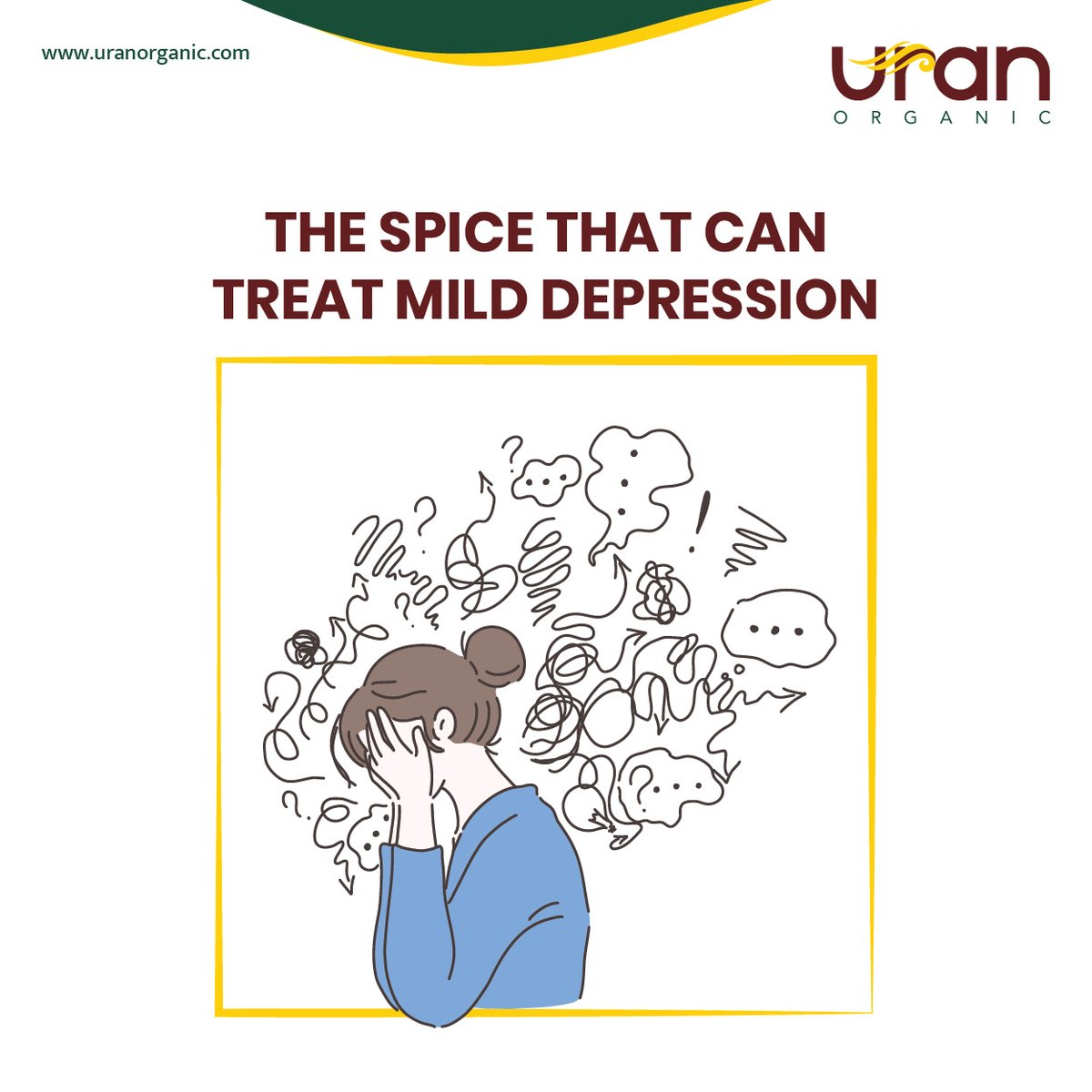 OrganicUran's tweet photo. #Turmeric can affect the neurotransmitter functions in our brain, which in turn can reduce depressive symptoms. A study from 2014 found that over a six-week period highly depressive people who consumed turmeric were equally effective at combating depressive symptoms
#uranorganic https://t.co/4njP2Ig1oq