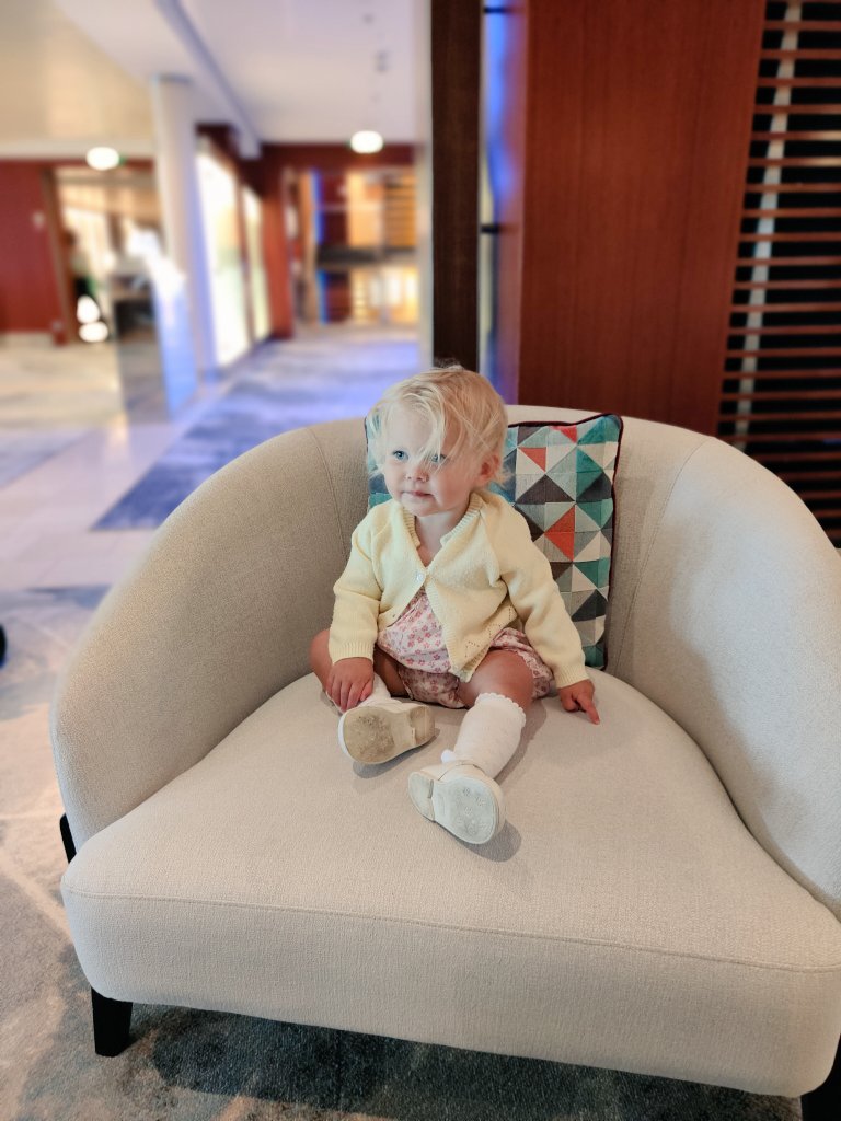 We're back on our first #FamilyCruise since 2018...and what a ship for Sybil's first ever #Cruise. #CelebritySilhouette #SybieOnSilhouette #UKCruise #Touchdown @JoRzyCruise