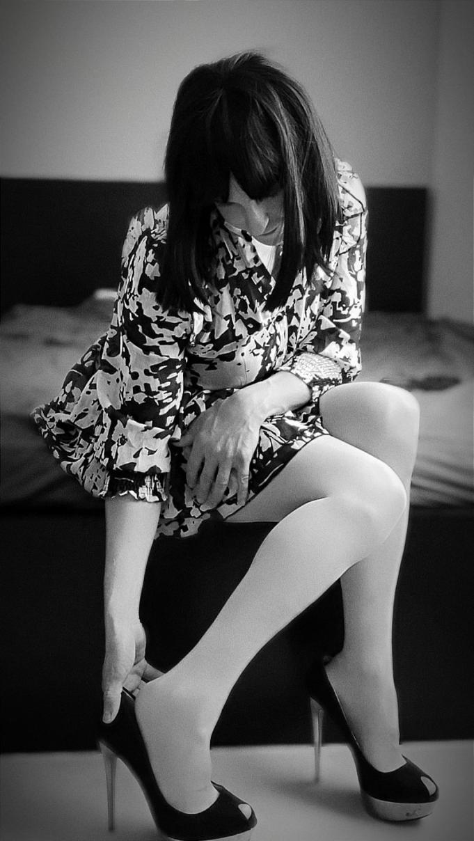 pantyhose.davina on Twitter "Because I can... crossdressermodel 