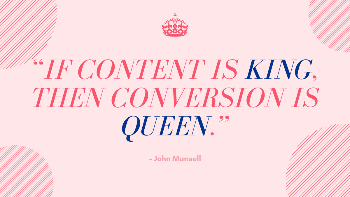 bettermetrics__'s tweet photo. “If #content is king, then #conversion is queen”
#successquote #inspirationalwords #motivatingquotes #lifelesson #successfulthoughts #quote #quotes #MondayMotivation #mondaythoughts #Monday #digitalmarketing #marketing #business #SEO #contentmarketing #TweetOfTheDay #bestoftweets https://t.co/BJYTBQJVNL