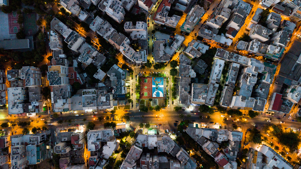 Athens hometown hero and NBA MVP Giannis #Antetokounmpo learned to play basketball on these courts in Sepolia. Thanks to support from Disney - in town to film a biopic on the #GreekFreak - the upgraded park and playground will give neighborhood children more safe space to play.