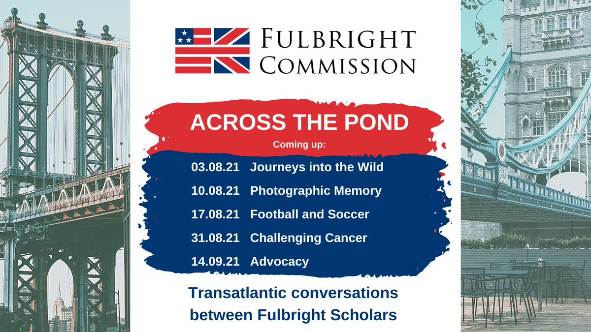 We have a wide range of fascinating topics coming up in our “Across the Pond” public webinar series over the coming weeks. Tomorrow, we journey into the wild to discuss national parks. Find out more at fulbright.org.uk/events