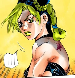 spidercharaOTD's tweet photo. The Spider Themed Character of the Day is Jolyne Kujo from Jojo's Bizarre Adventure 🕷️ She has the ability to turn her body into strings and has a web-like pattern on her clothes, making her butterfly and spider themed at the same time! https://t.co/gUJwRyzfLF