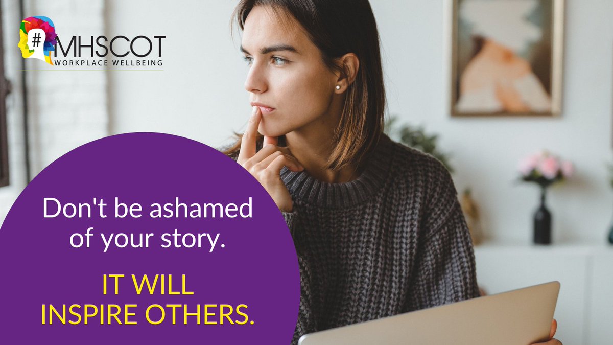Never be ashamed of your story. It may be just what someone needs to hear to begin to help themselves. 💜
#MentalHealth #Wellbeing #keeptalking