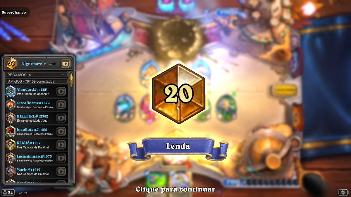 Alcance o ranque lenda antes da nova expansão com o deck usado pelo <a href="/NightmareCwb/">Gil</a> 
Link com o deck: bit.ly/3jjxzfk