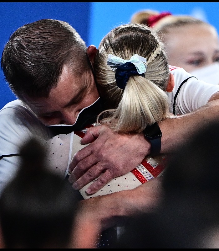 USA Gymnastics (@usagym) on Twitter photo It’s an honor to share victory with your coach, but it’s even better when your coach is named Dad! 💓
Always #StrongerTogether It’s an honor to share victory with your coach, but it’s even better when your coach is named Dad! 💓
Always #StrongerTogether