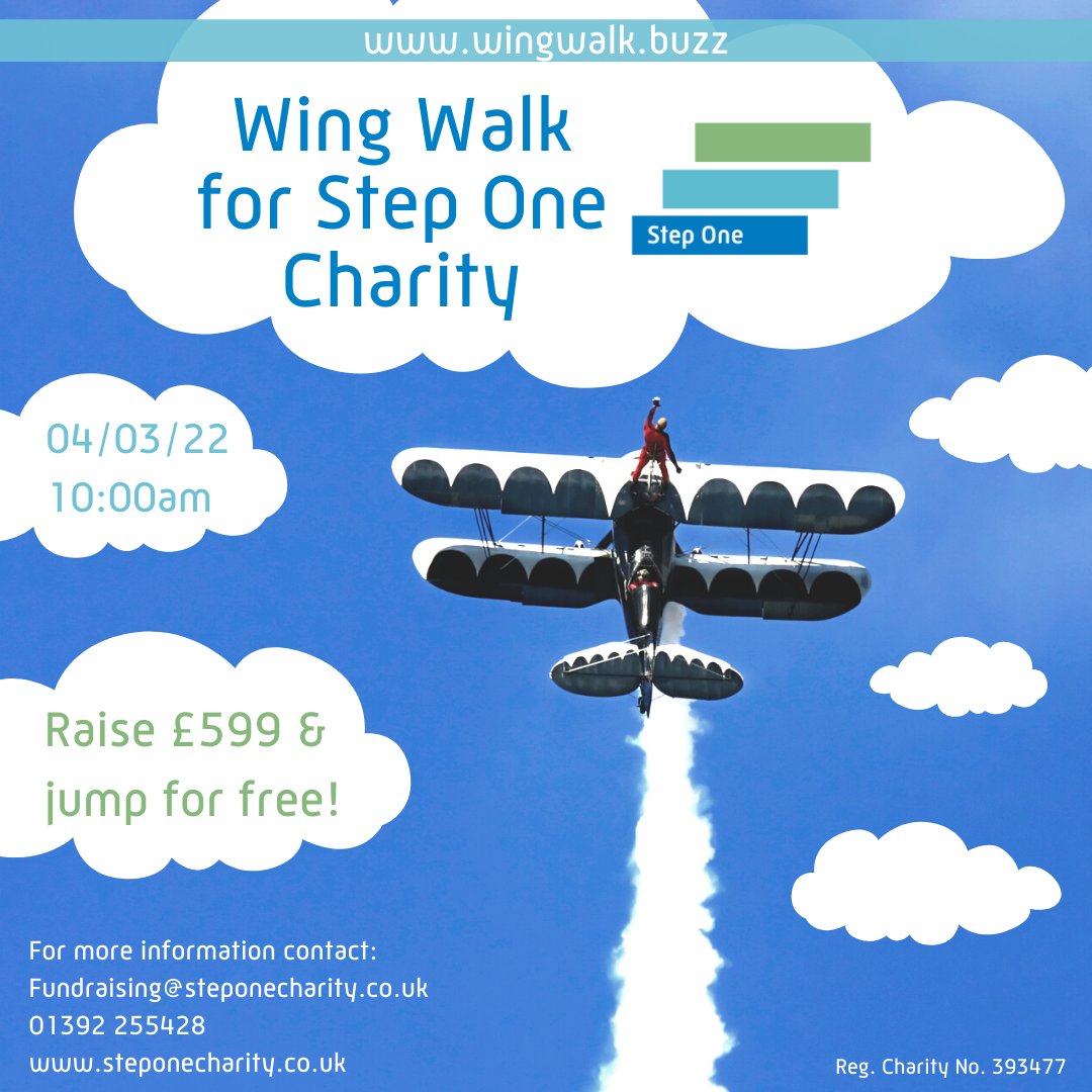 steponecharity's tweet photo. When it comes to raising money for Step One Charity, the sky really is the limit.

Check out our recent news post to find out how you can support your local mental health charity - https://t.co/jqiKJ8x5G4 https://t.co/qHQvd3vGku