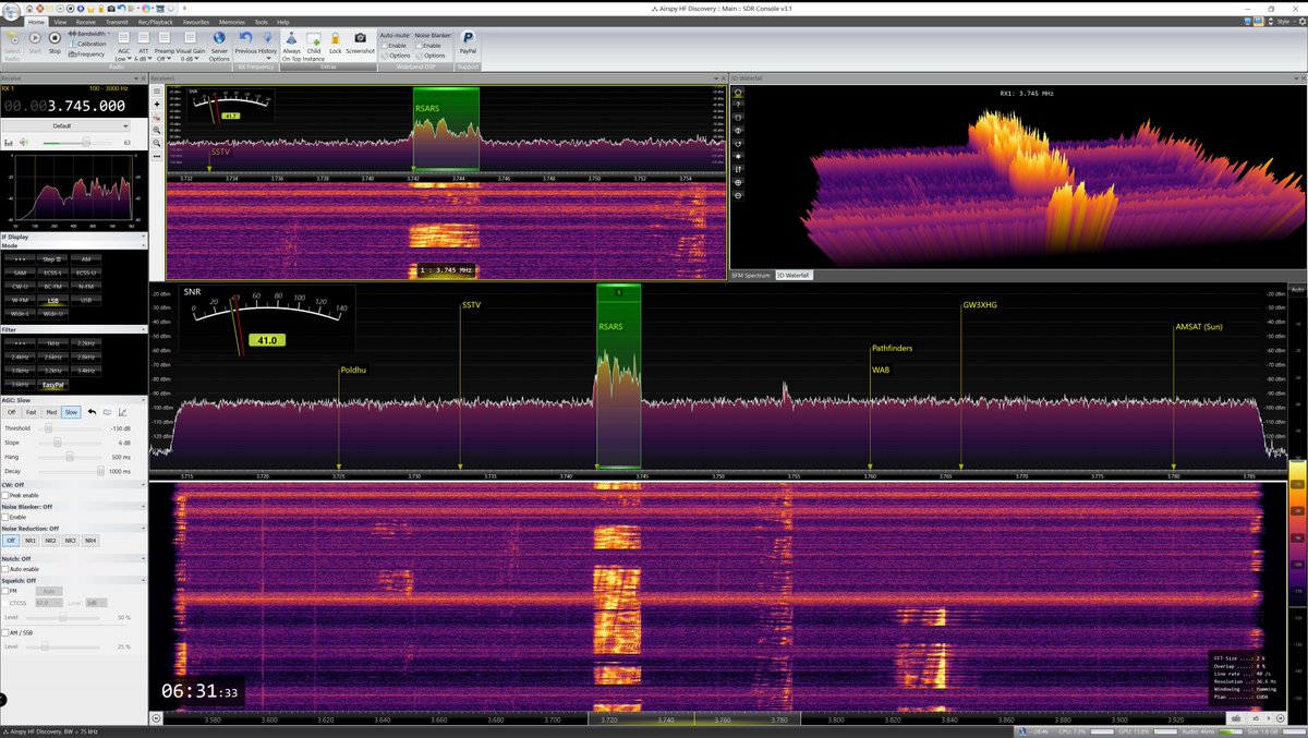 G4ELI's tweet photo. SDR Console 3.1 released: https://t.co/bn9sJzJdbI https://t.co/4oL5zJ92u1