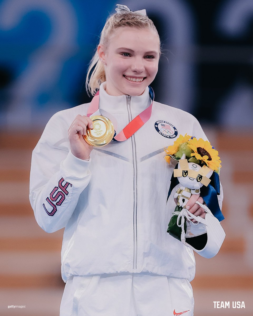 Olympic champion <a href="/jadeacarey/">Jade Carey</a> left it all on the floor! ✨ 🥇 #TokyoOlympics